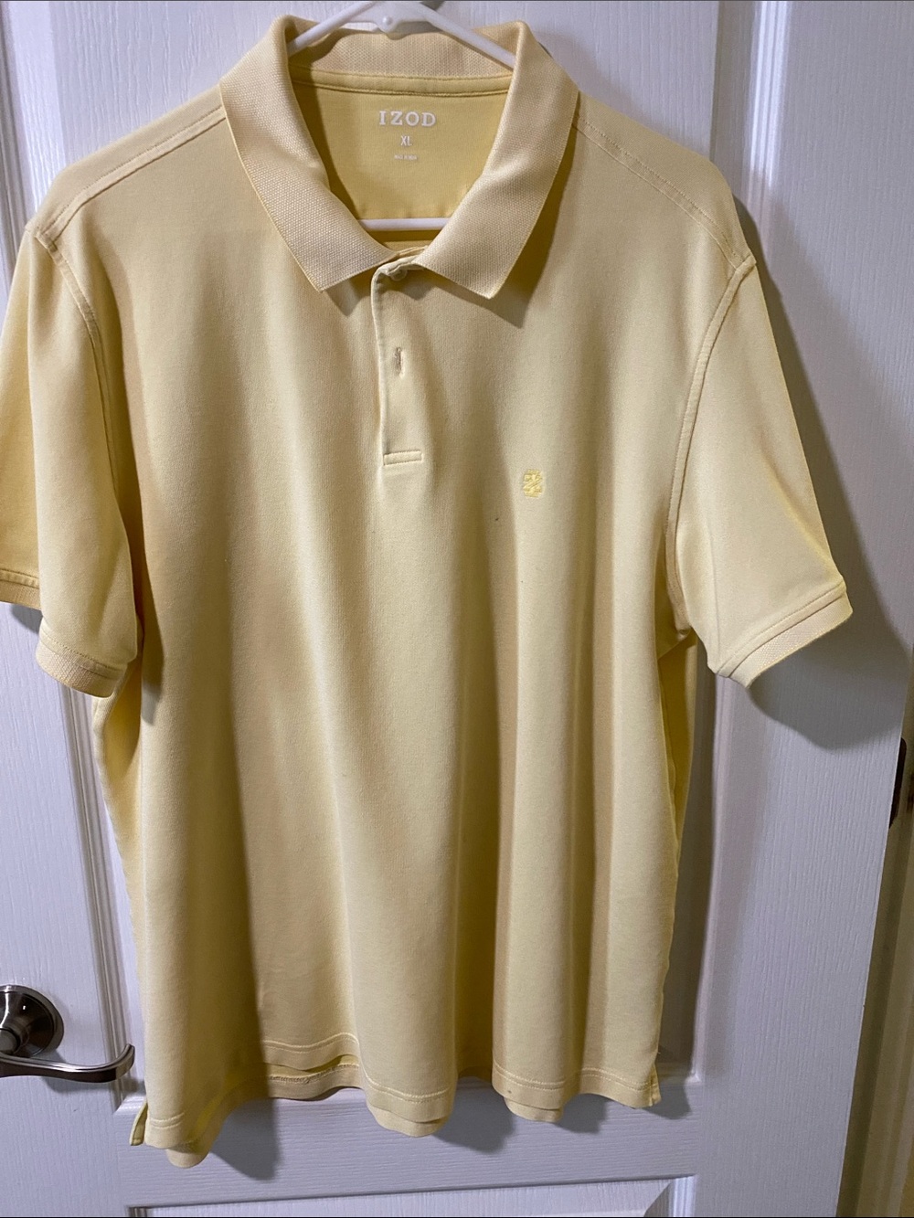 Izod Men’s Pale Yellow Polo Shirt